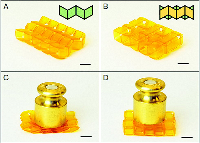 3D Printed Expandable Origami Structures